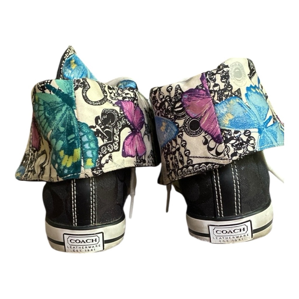 Coach Black High-Top Sneakers Classic Style